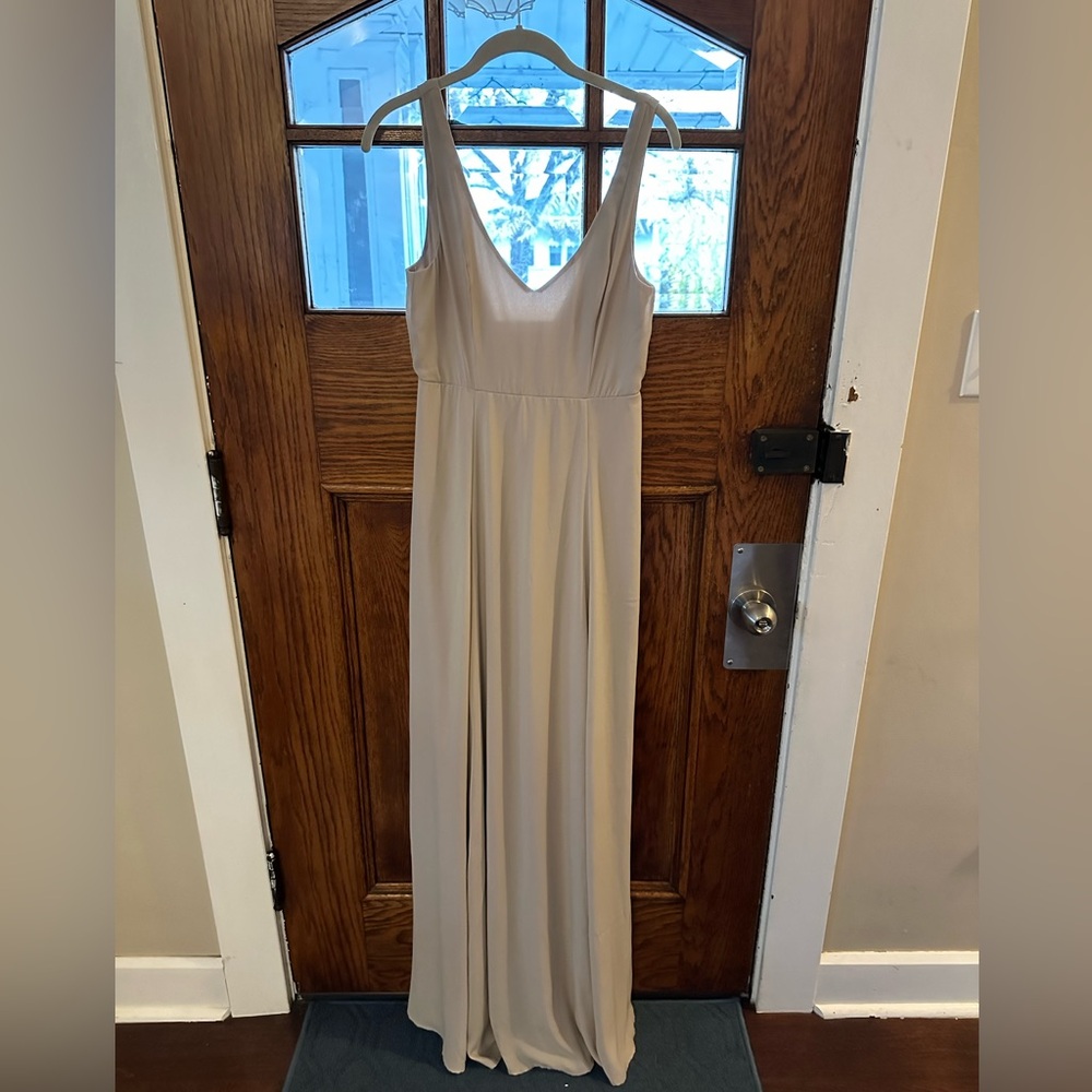 Show Me Your Mumu Jenn Maxi Dress Show Me The Ring Crisp Women's Size Medium